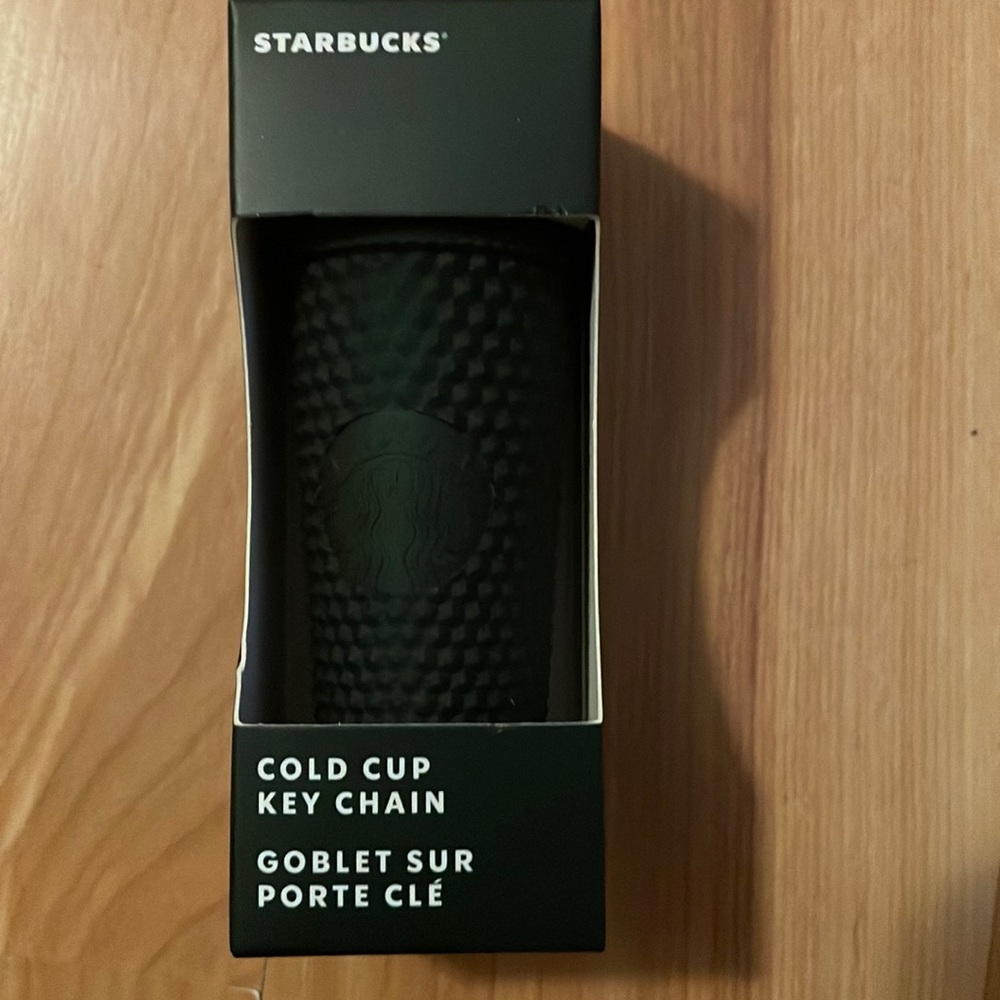 Starbucks 2022 Mini Studded Tumbler Dark Green Cold Cup Key Chain / Ornament